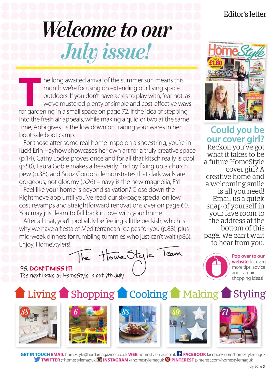 Homestyle Preview Pages