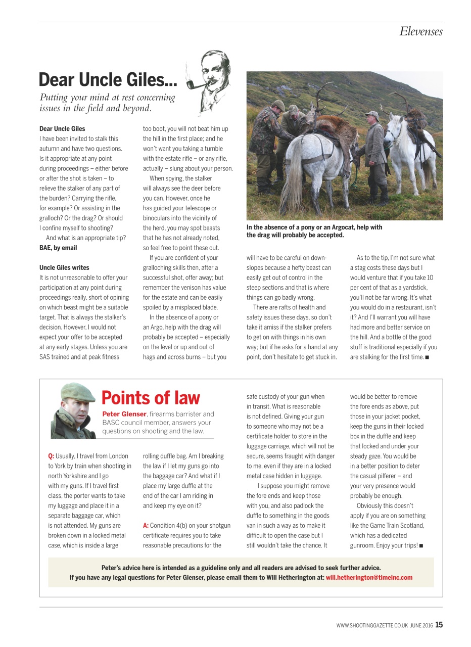 Shooting Gazette Preview Pages