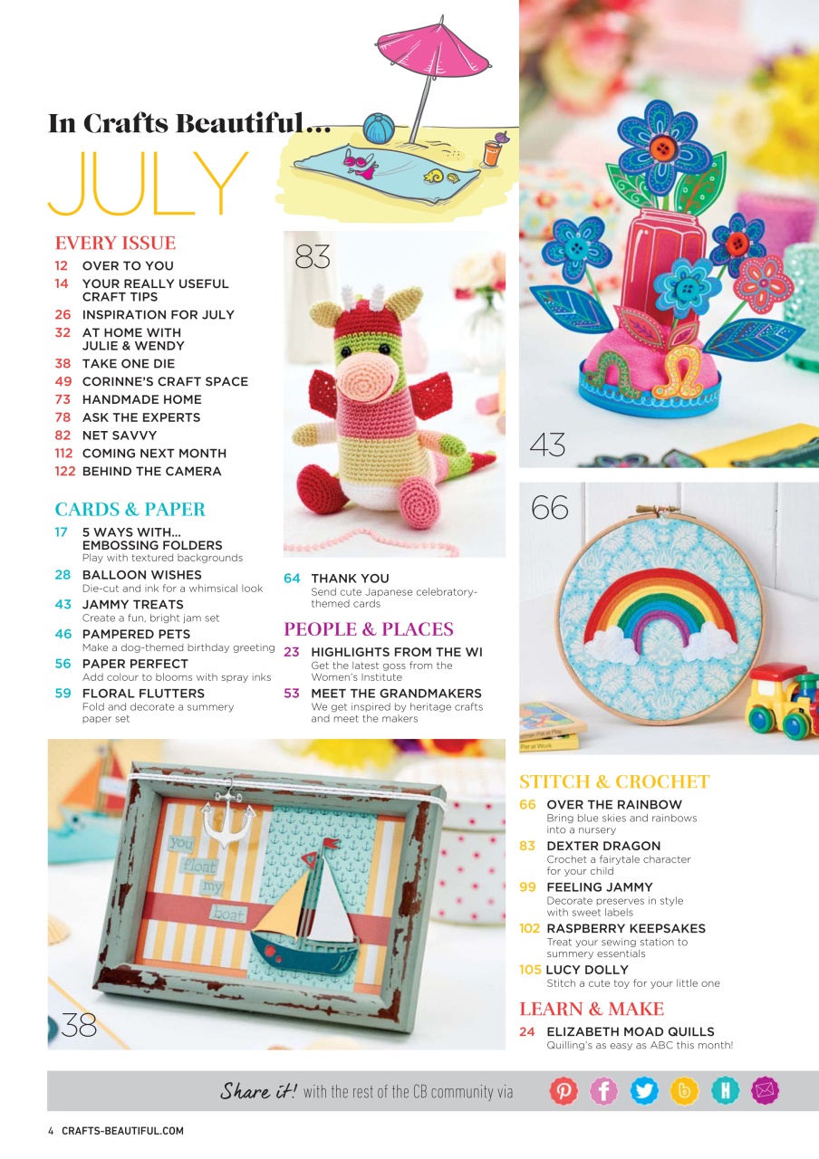 Crafts Beautiful Preview Pages