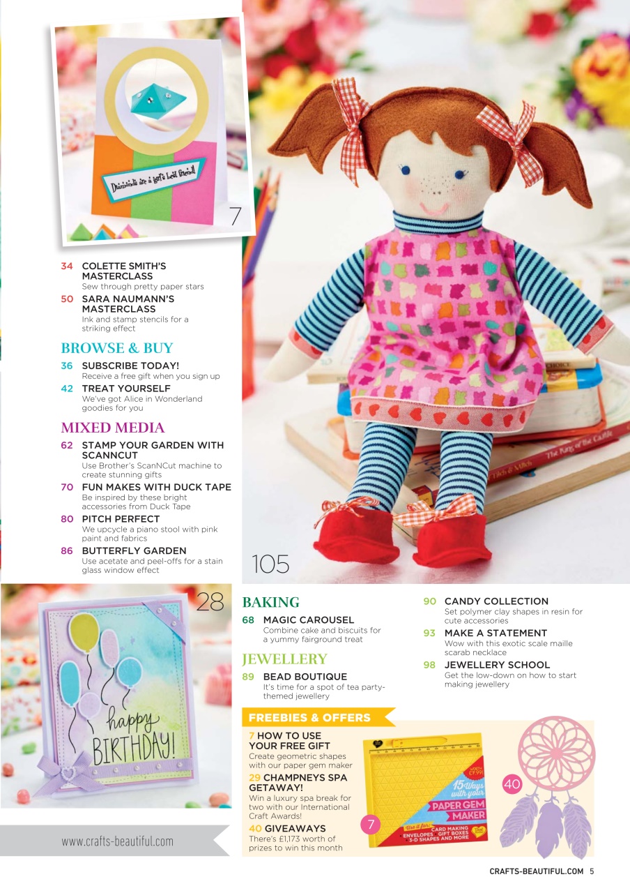 Crafts Beautiful Preview Pages