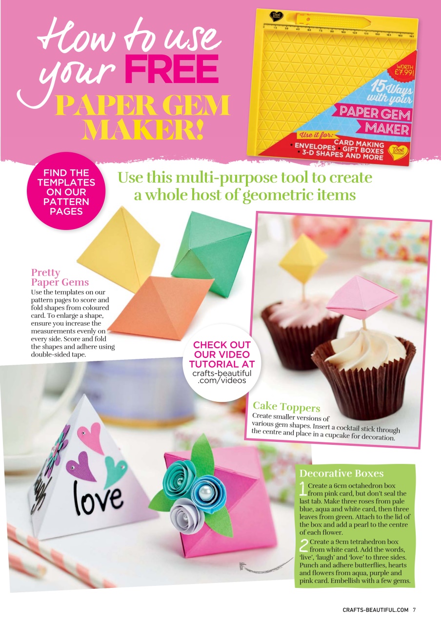 Crafts Beautiful Preview Pages