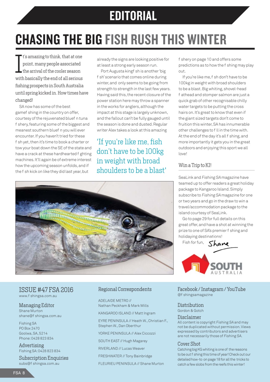 Fishing SA Preview Pages