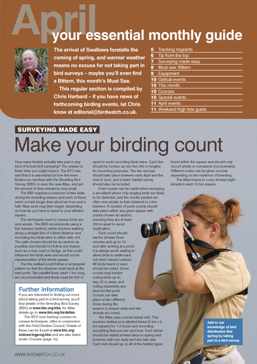 Birdwatch Magazine Preview Pages