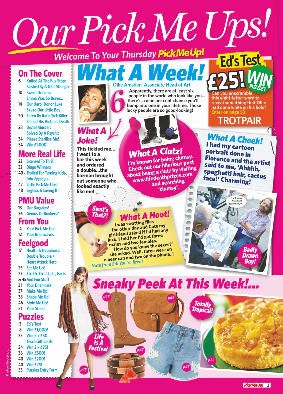 Pick Me Up Preview Pages