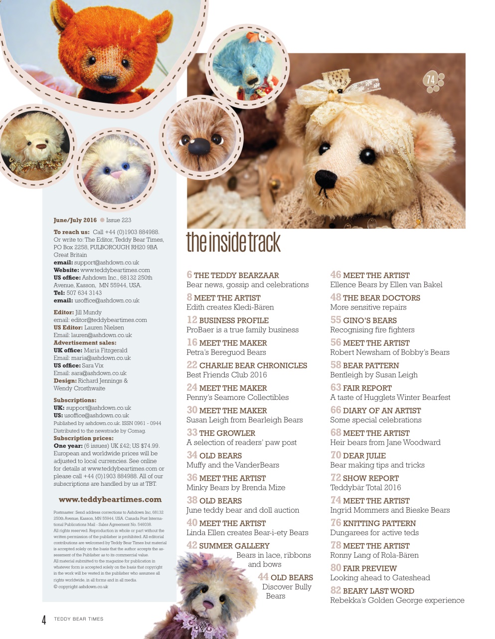 Teddy Bear Times Preview Pages