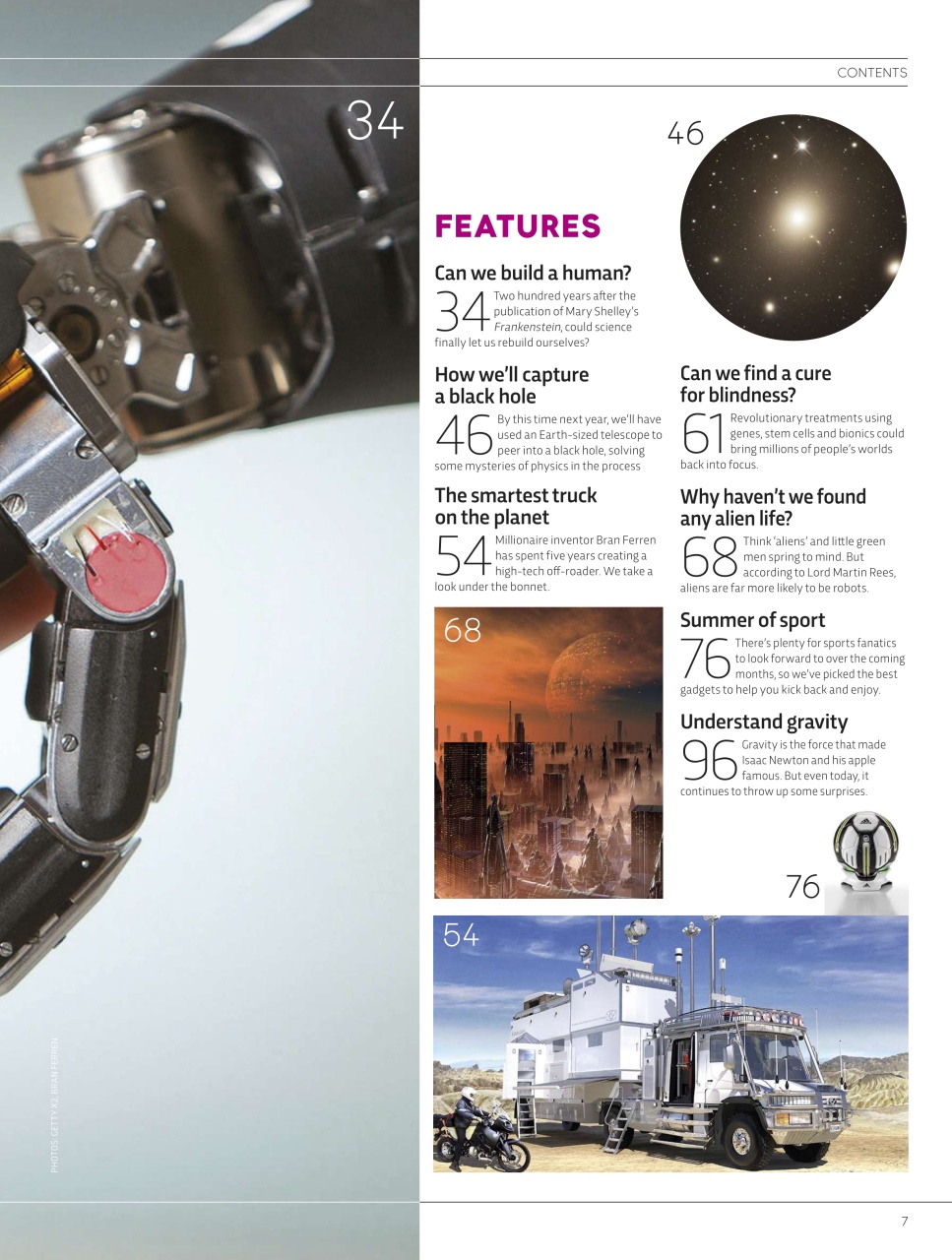 BBC Science Focus Magazine Preview Pages