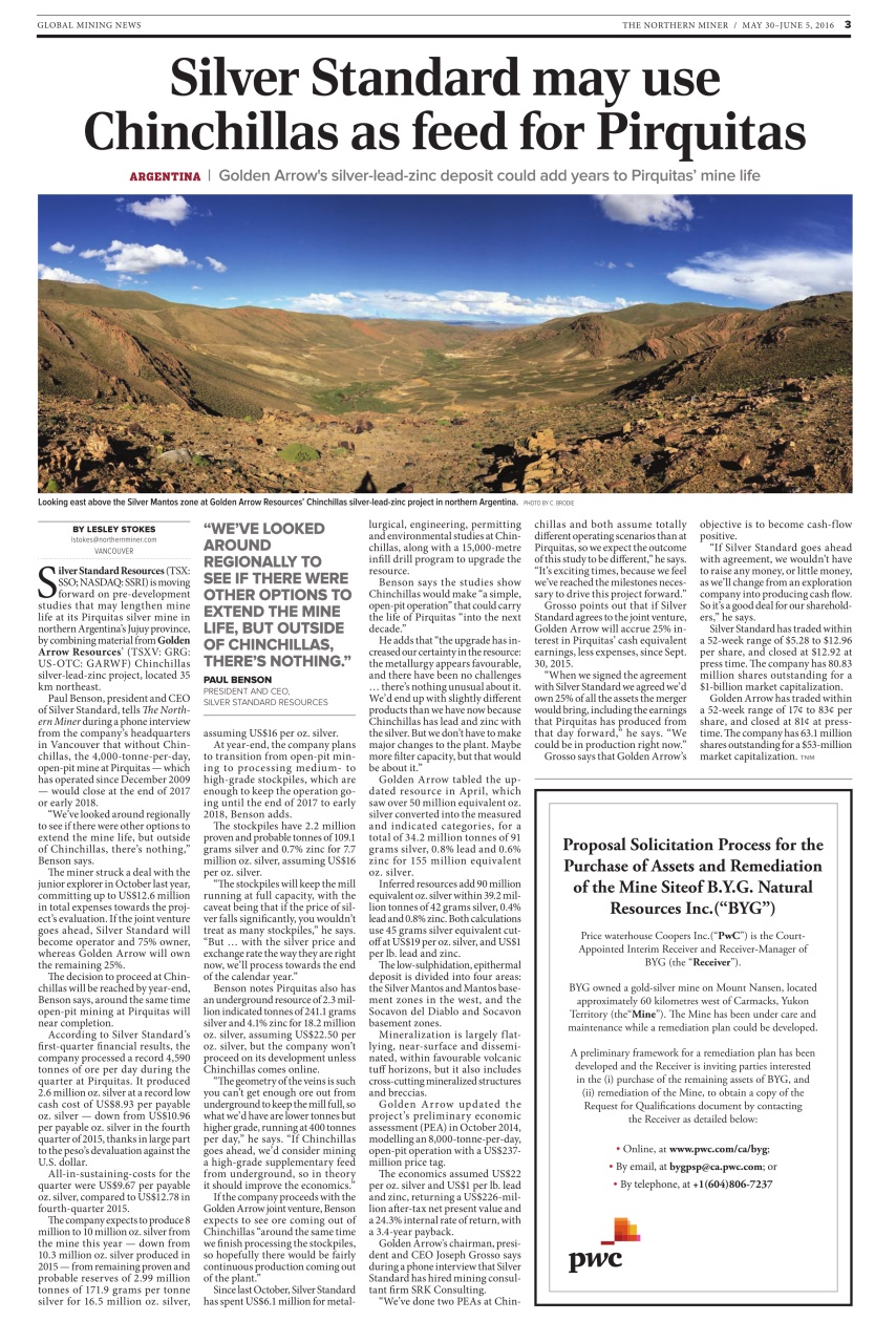 The Northern Miner Preview Pages