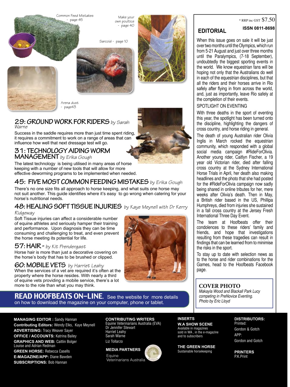 Hoofbeats Preview Pages