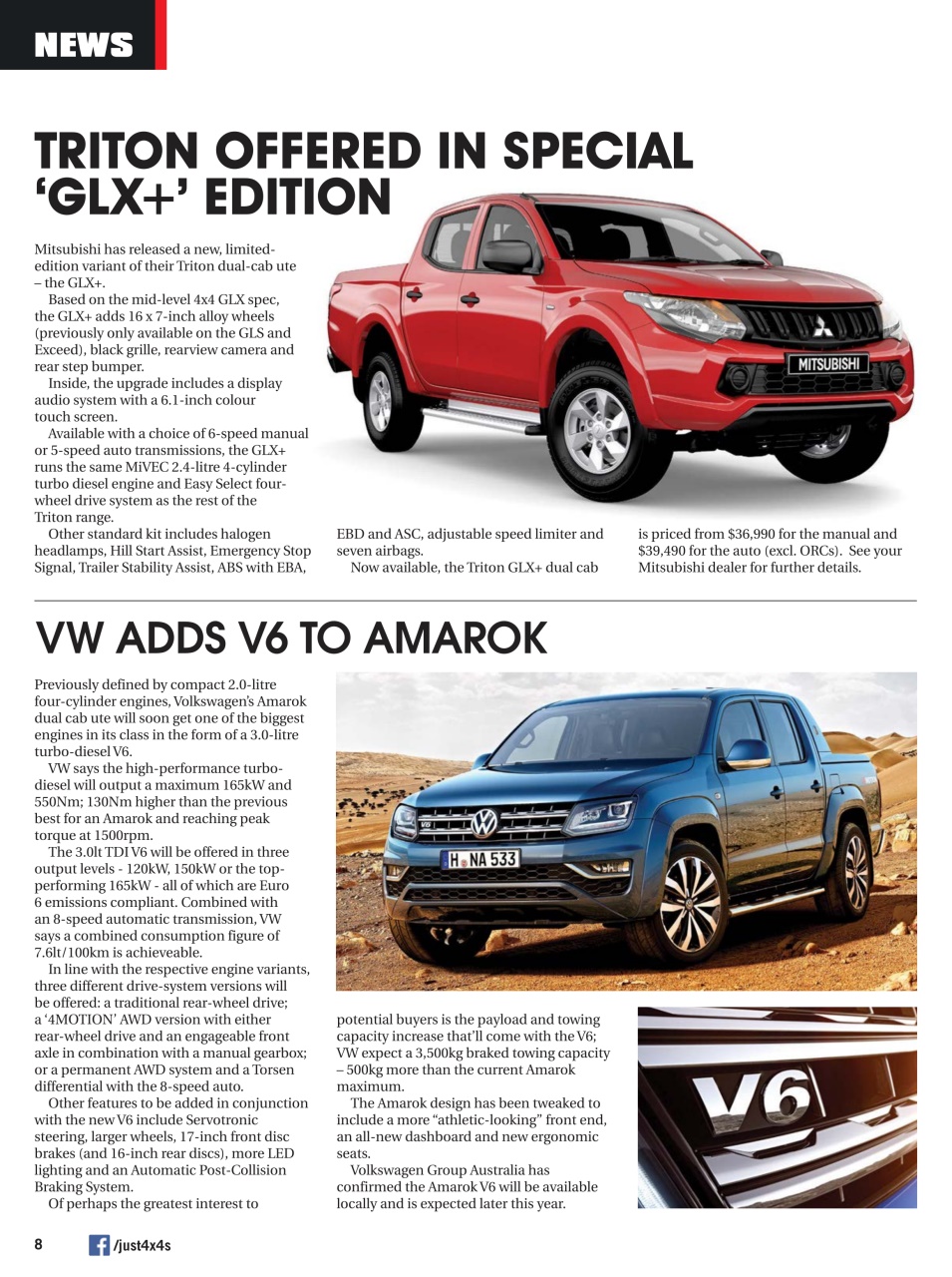 JUST 4X4S Preview Pages