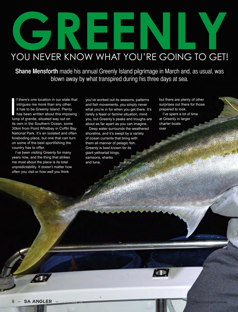 South Australian Angler Preview Pages