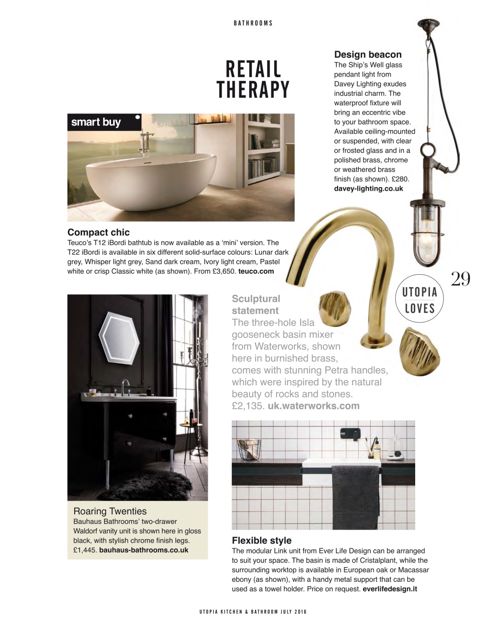 Utopia Kitchen & Bathroom Preview Pages