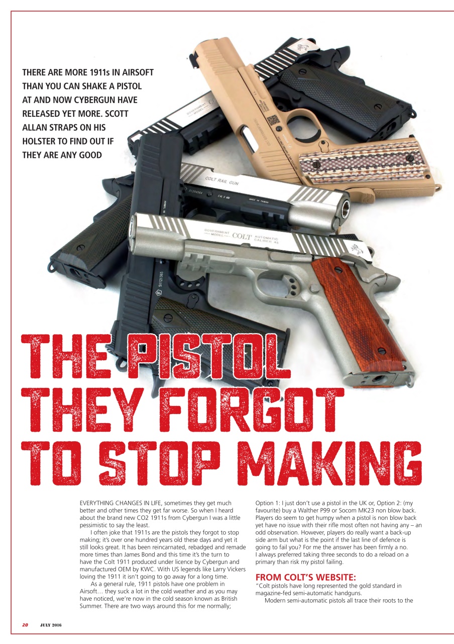 Airsoft Action Preview Pages