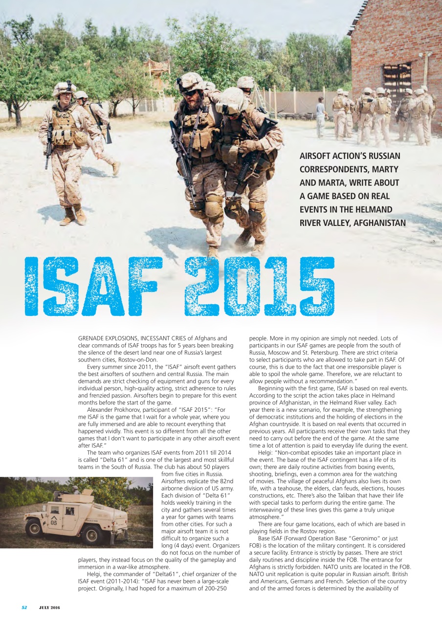 Airsoft Action Preview Pages