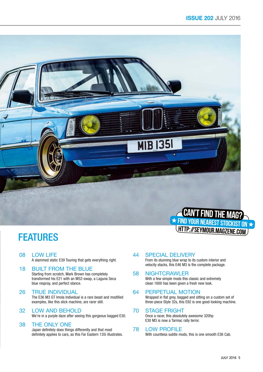 Performance BMW Preview Pages