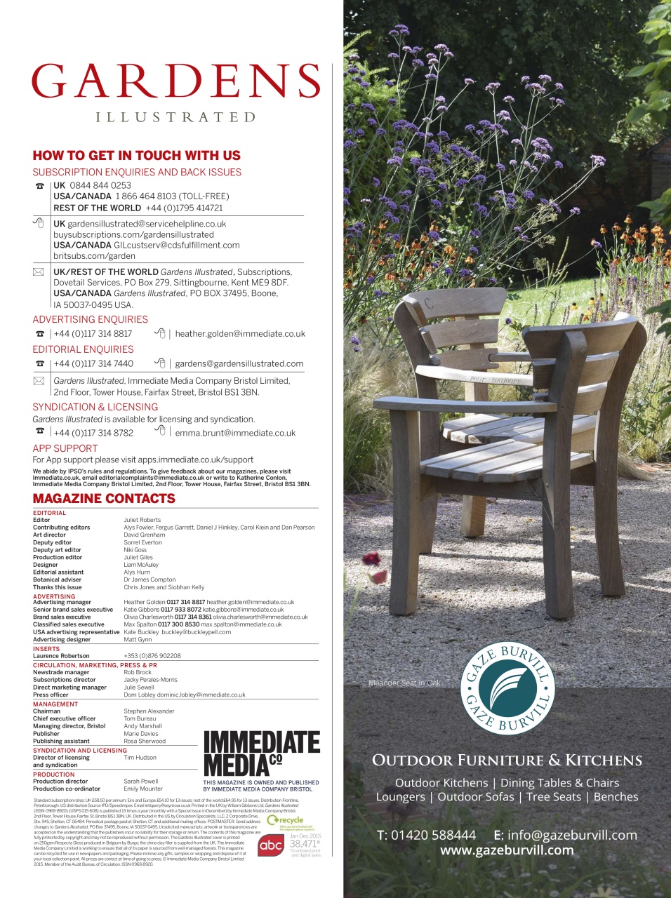 Gardens Illustrated Preview Pages