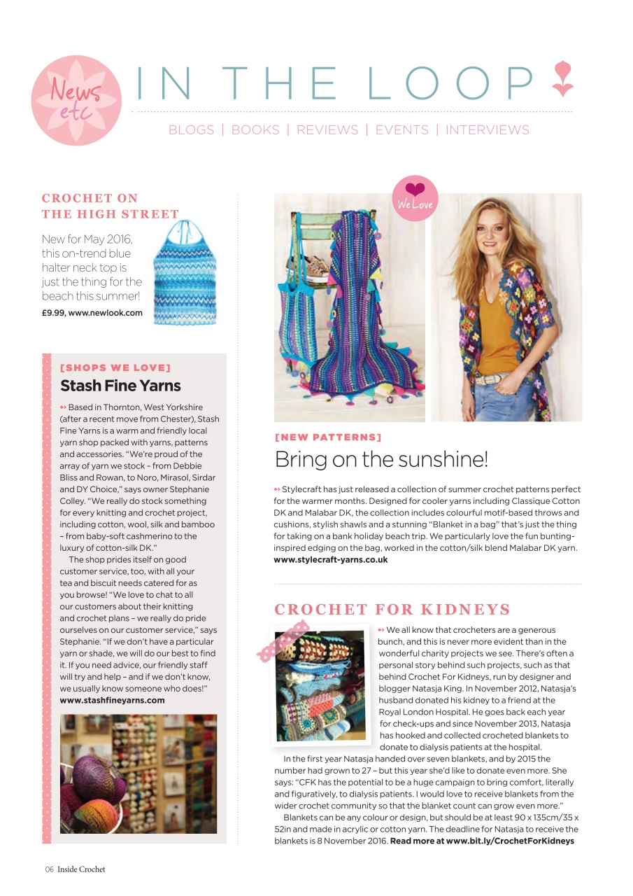 Inside Crochet Preview Pages