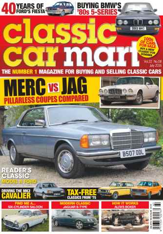 Classic Car Mart issue Vol. 22 No. 8- Merc vs Jag