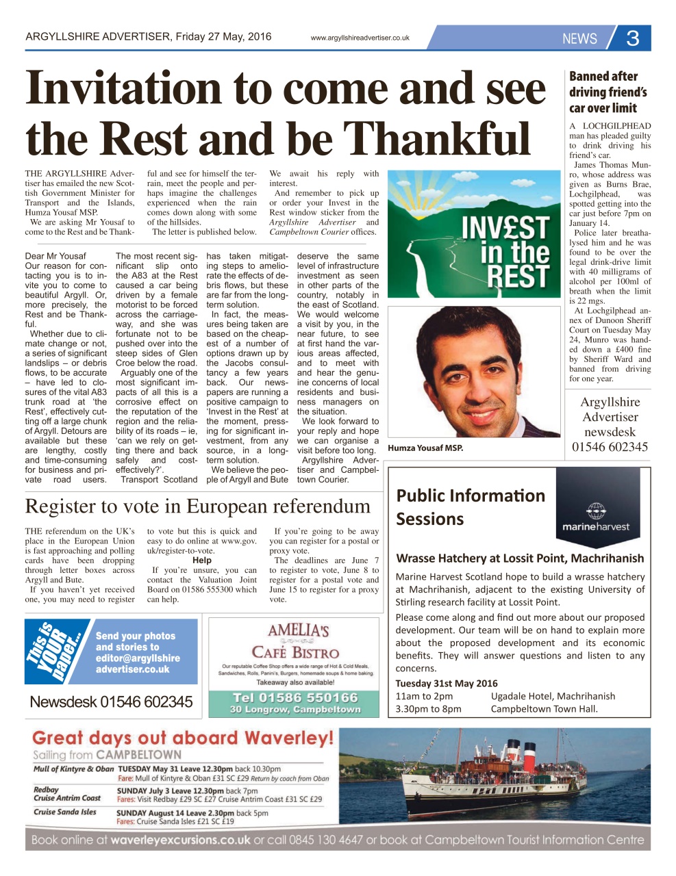 Argyllshire Advertiser Preview Pages