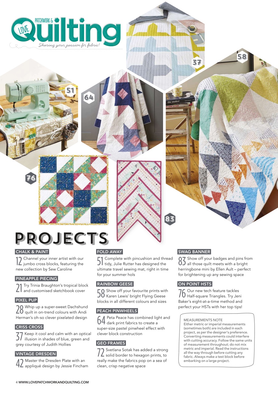 Love Patchwork & Quilting Preview Pages