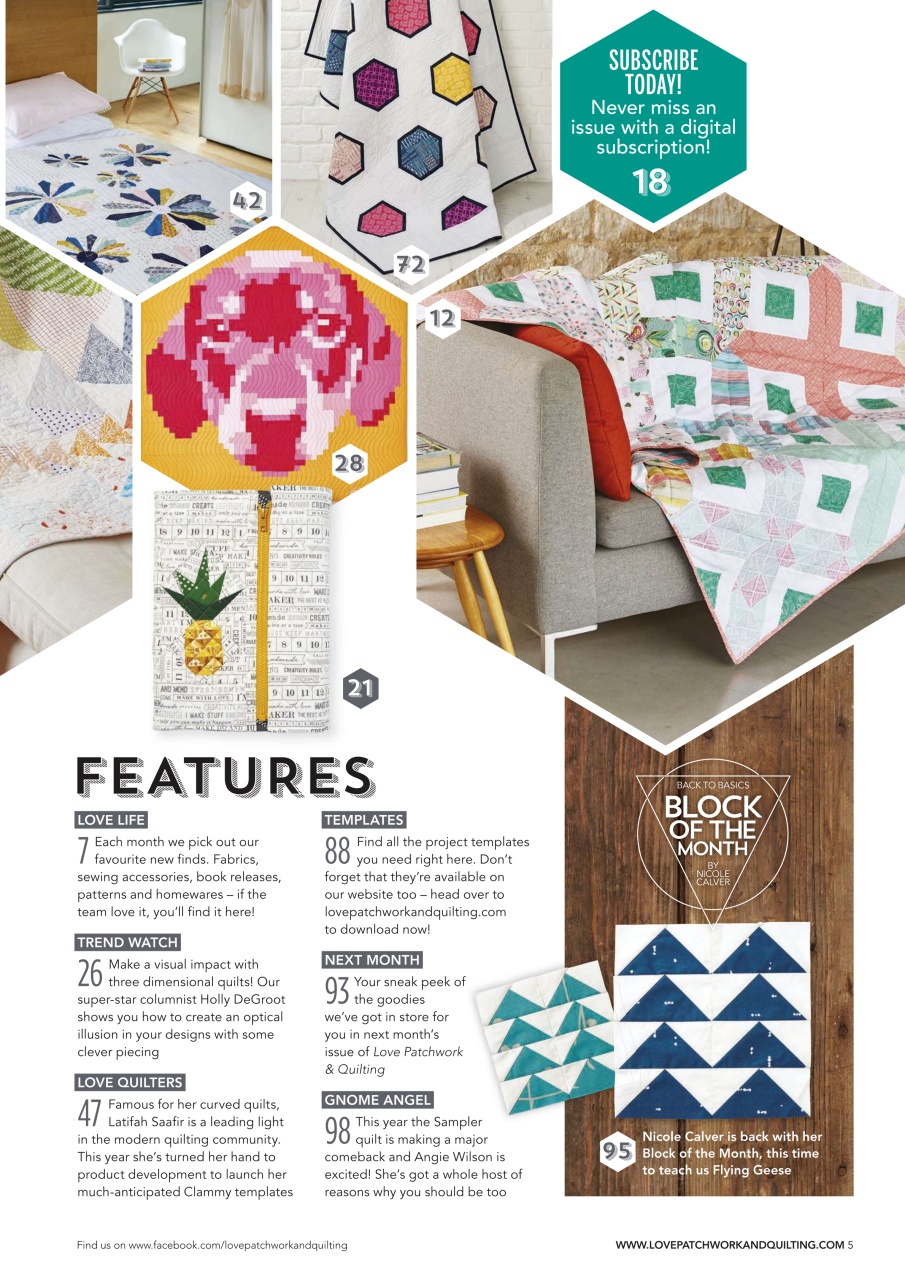 Love Patchwork & Quilting Preview Pages