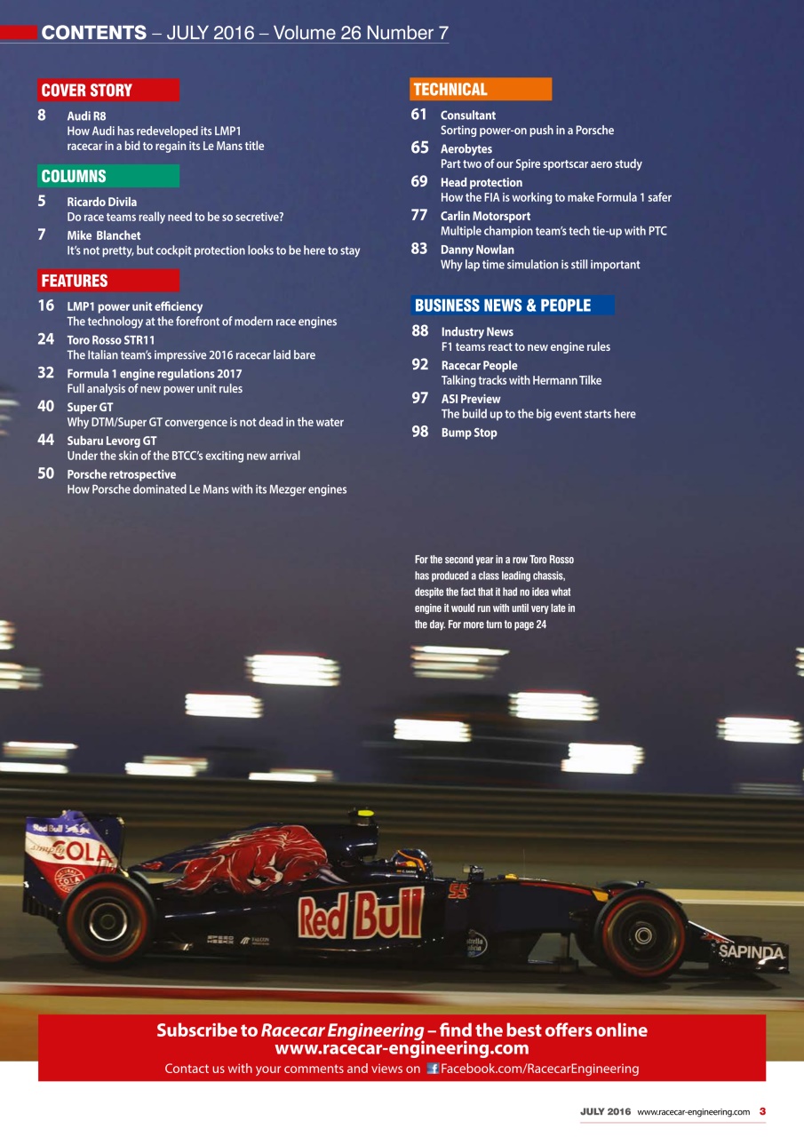 Racecar Engineering Preview Pages