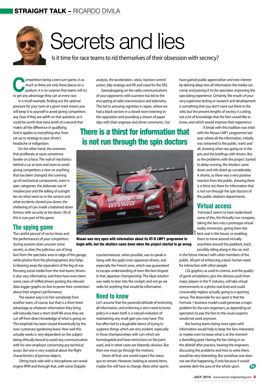 Racecar Engineering Preview Pages