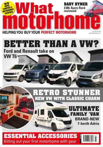 What Motorhome magazine issue July 2016
