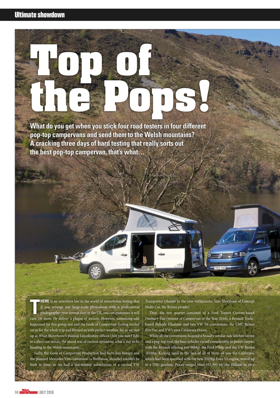 What Motorhome magazine Preview Pages
