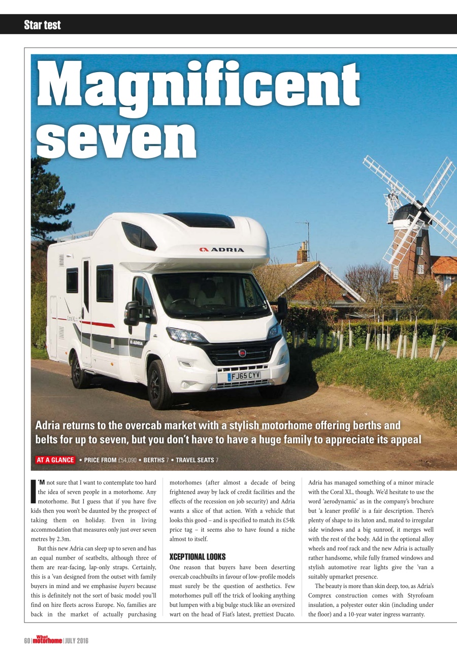 What Motorhome magazine Preview Pages