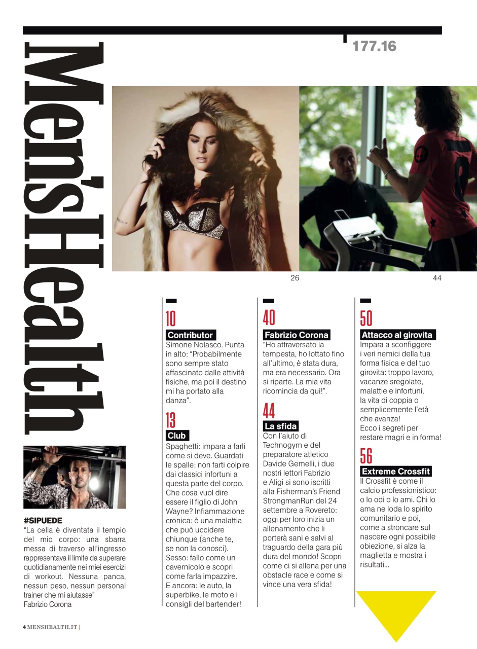 Men's Health Italia Preview Pages