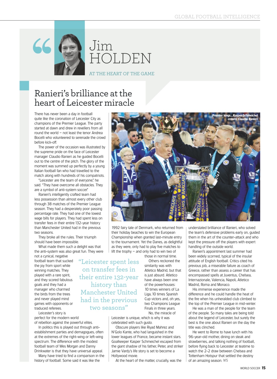 World Soccer Preview Pages