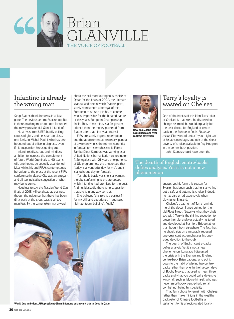 World Soccer Preview Pages