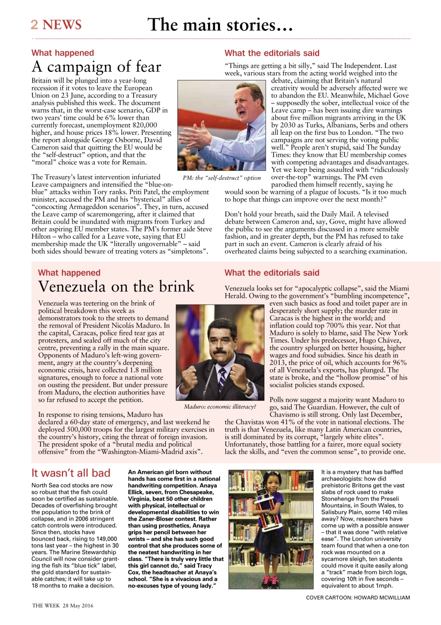 The Week Preview Pages