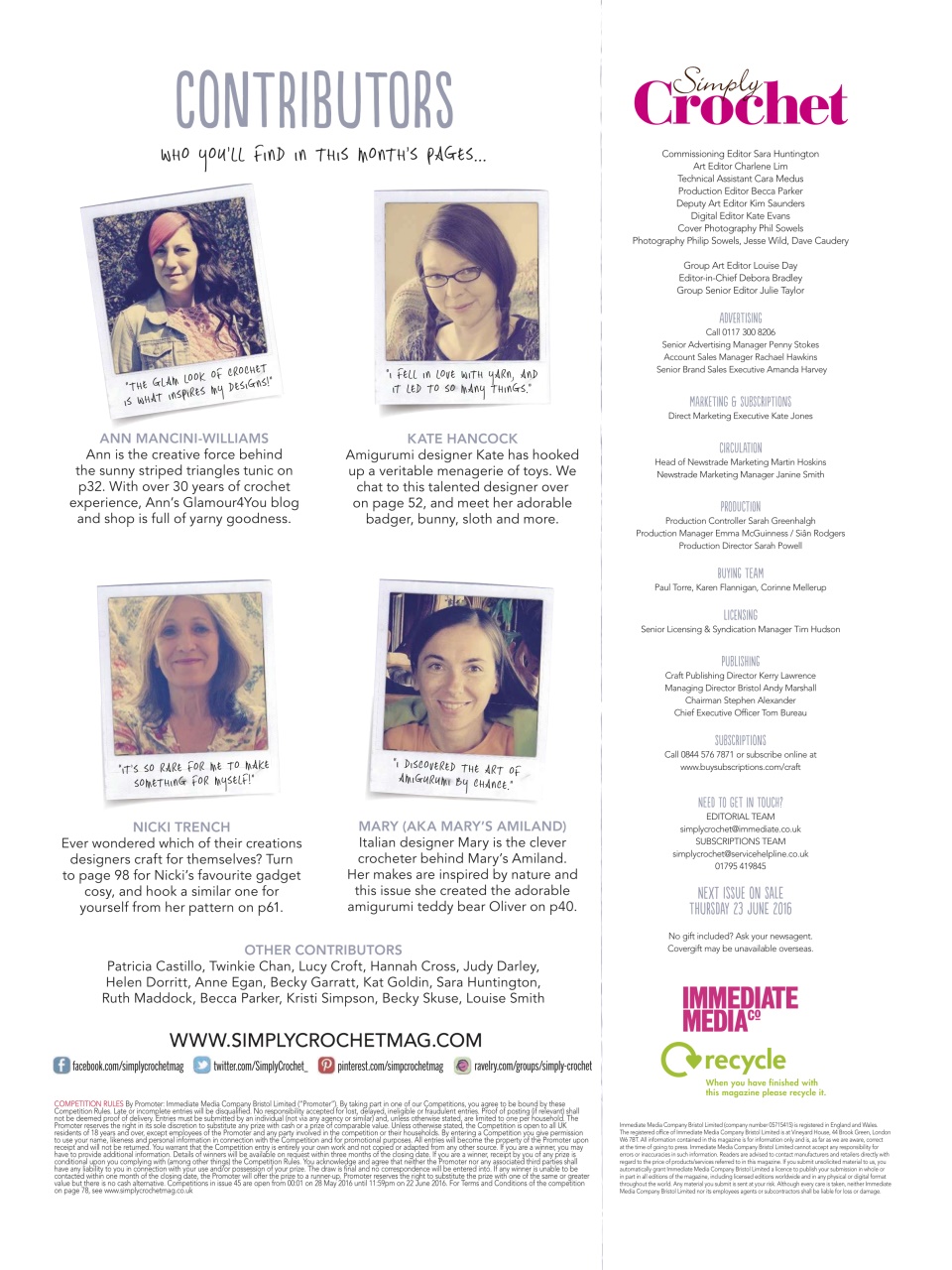 Simply Crochet Preview Pages