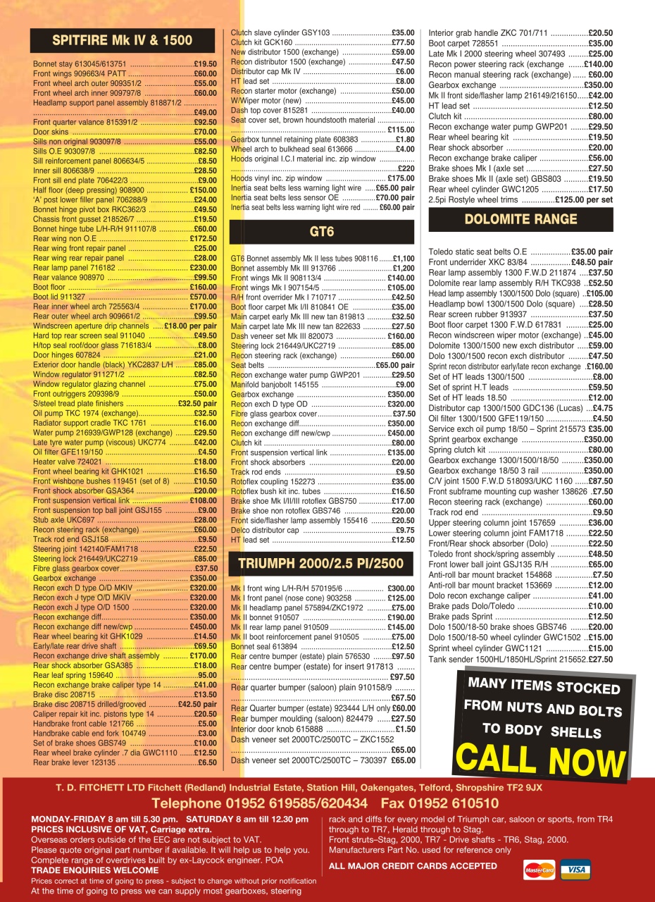 Triumph World Preview Pages