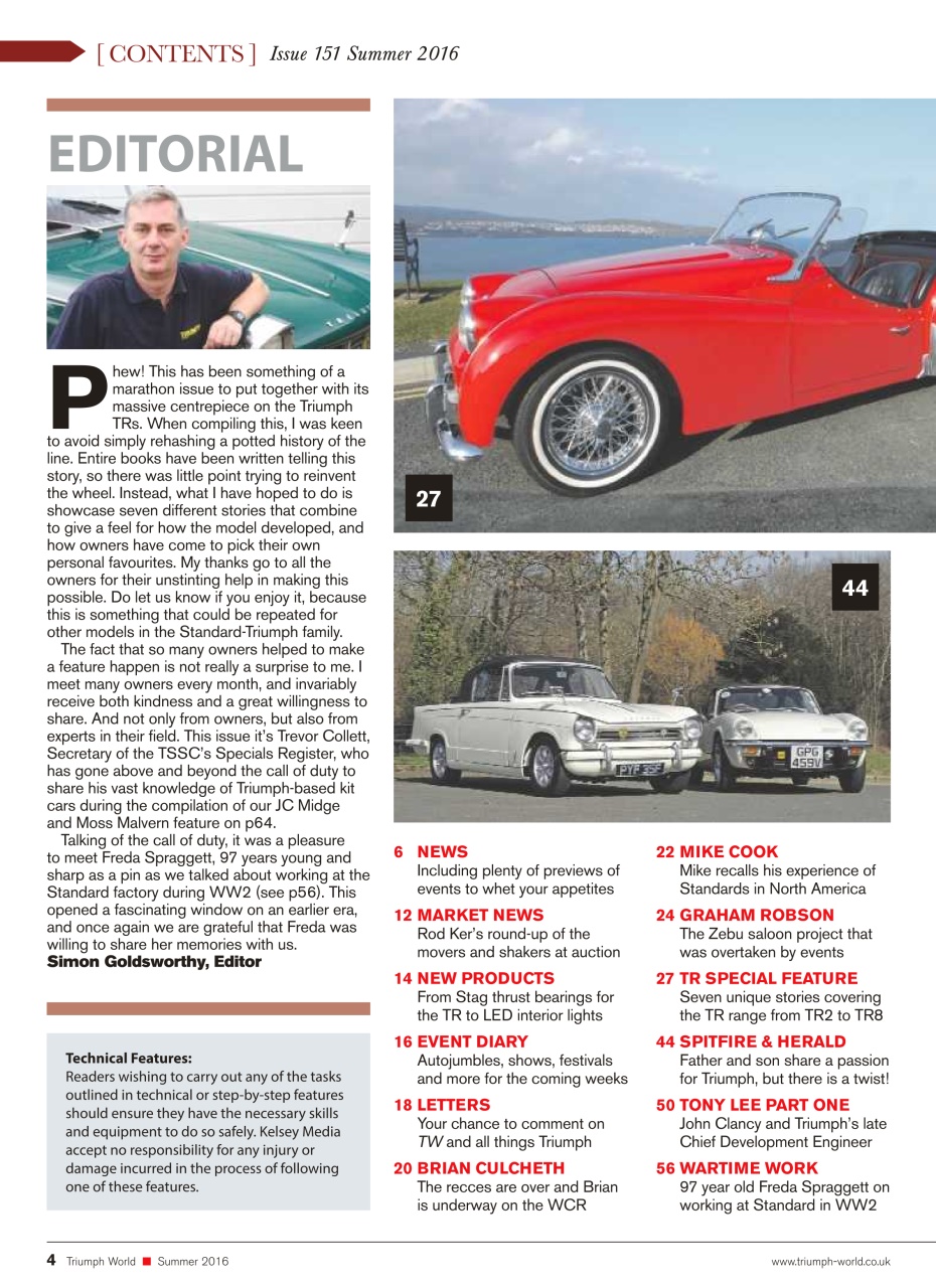 Triumph World Preview Pages