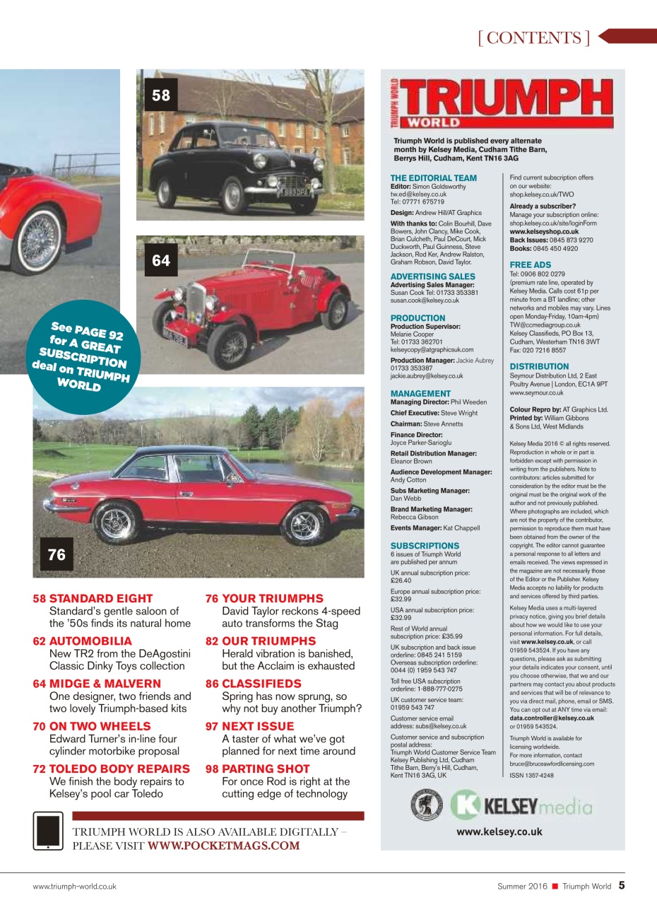 Triumph World Preview Pages