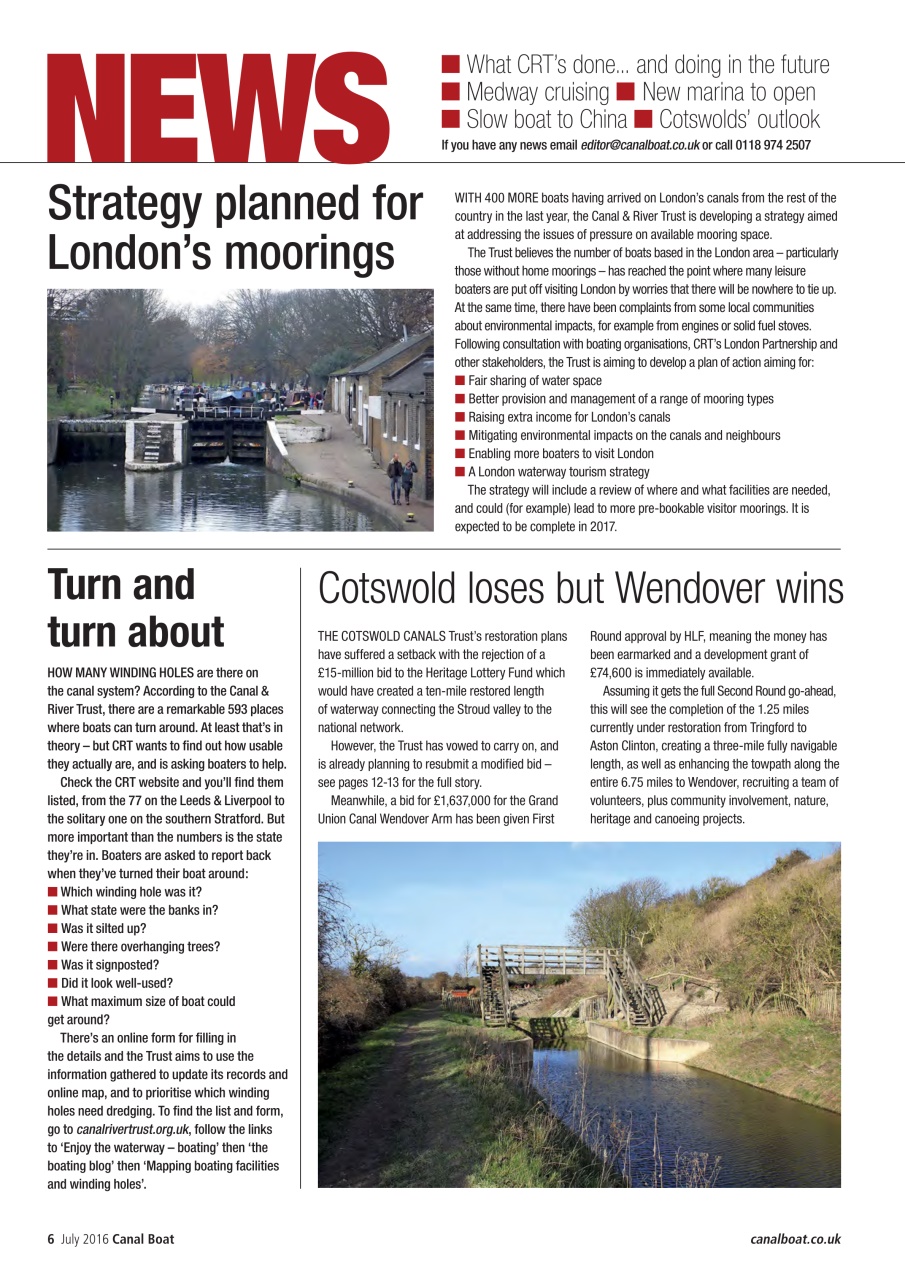 Canal Boat Preview Pages