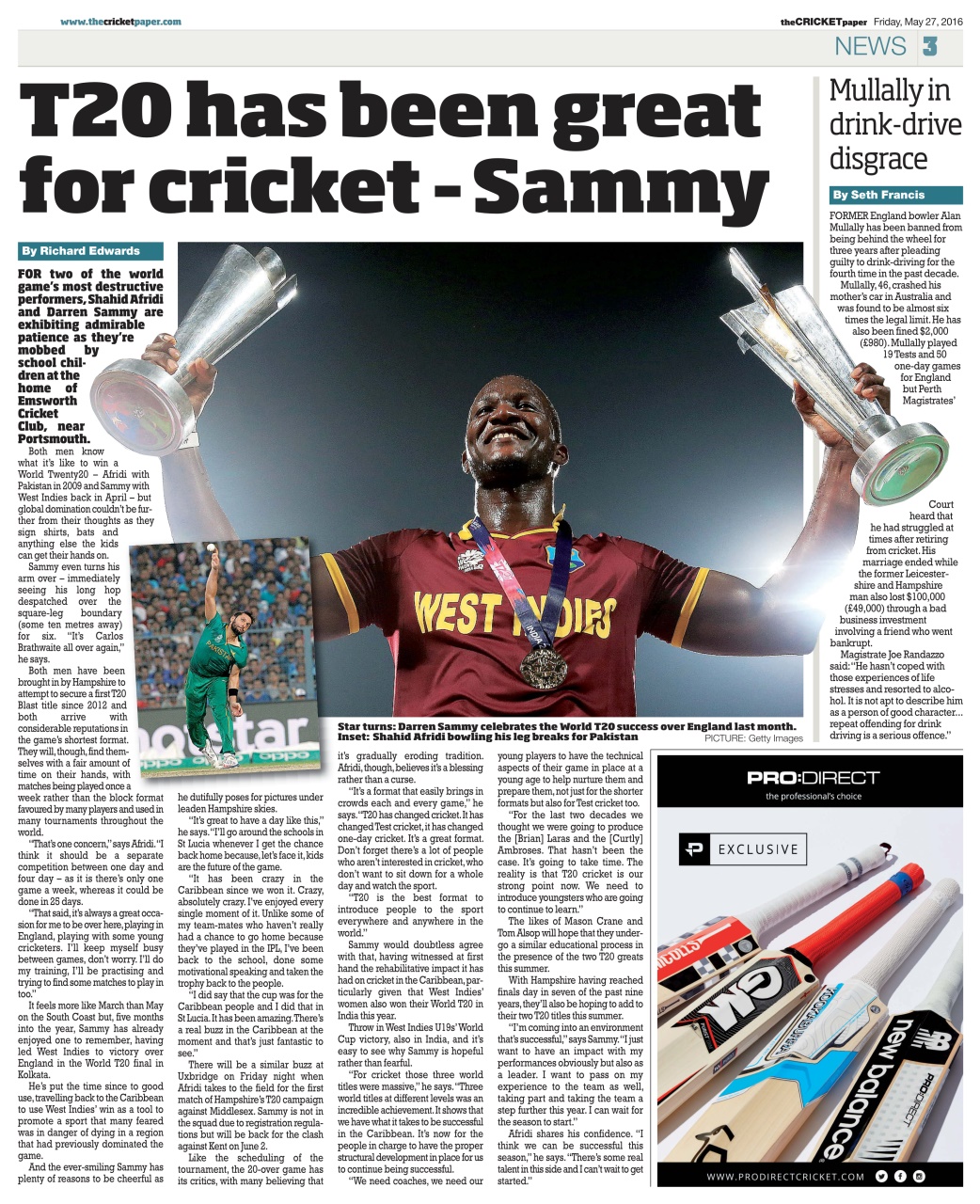 The Cricket Paper Preview Pages