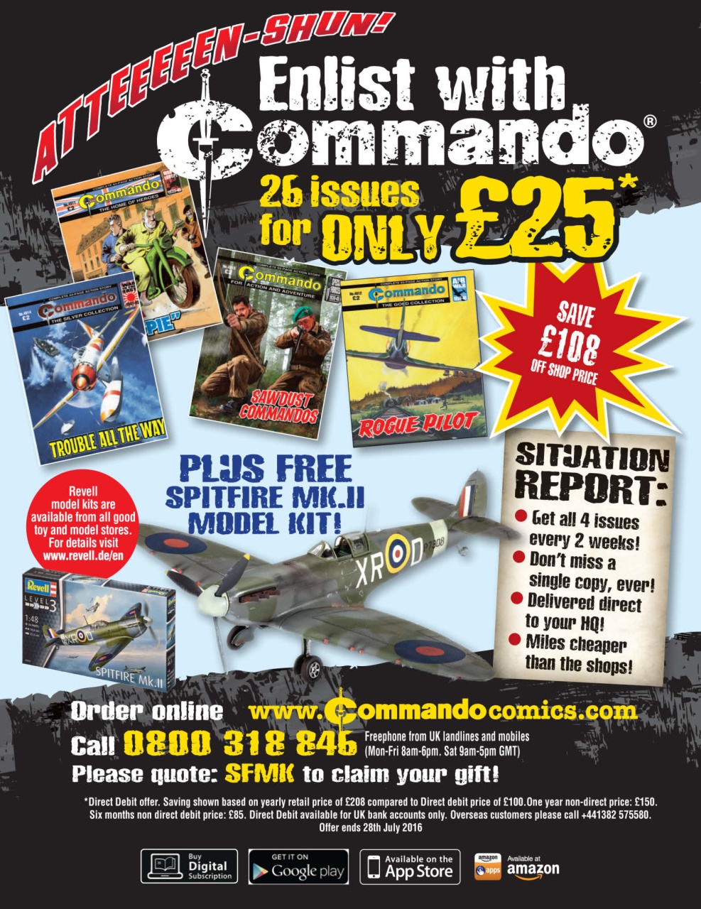 Commando Preview Pages
