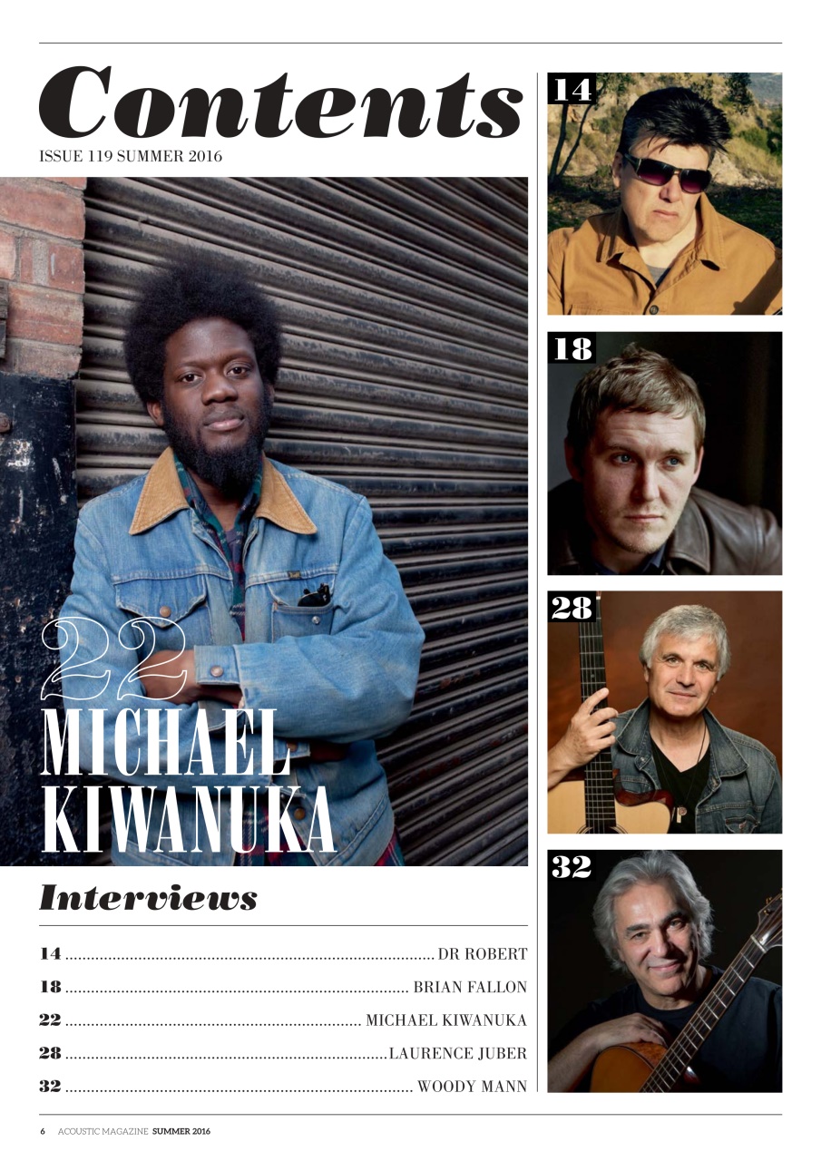 Acoustic Preview Pages