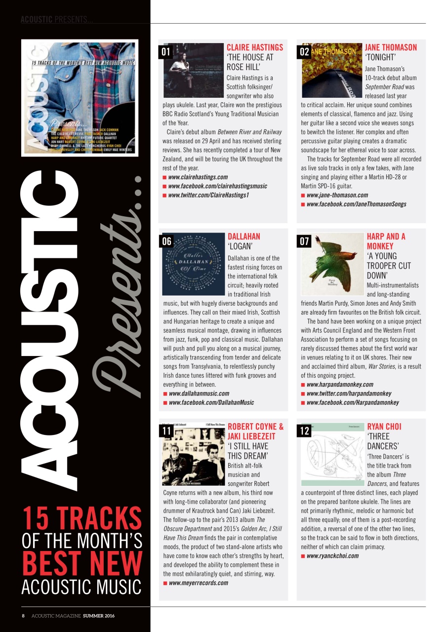 Acoustic Preview Pages