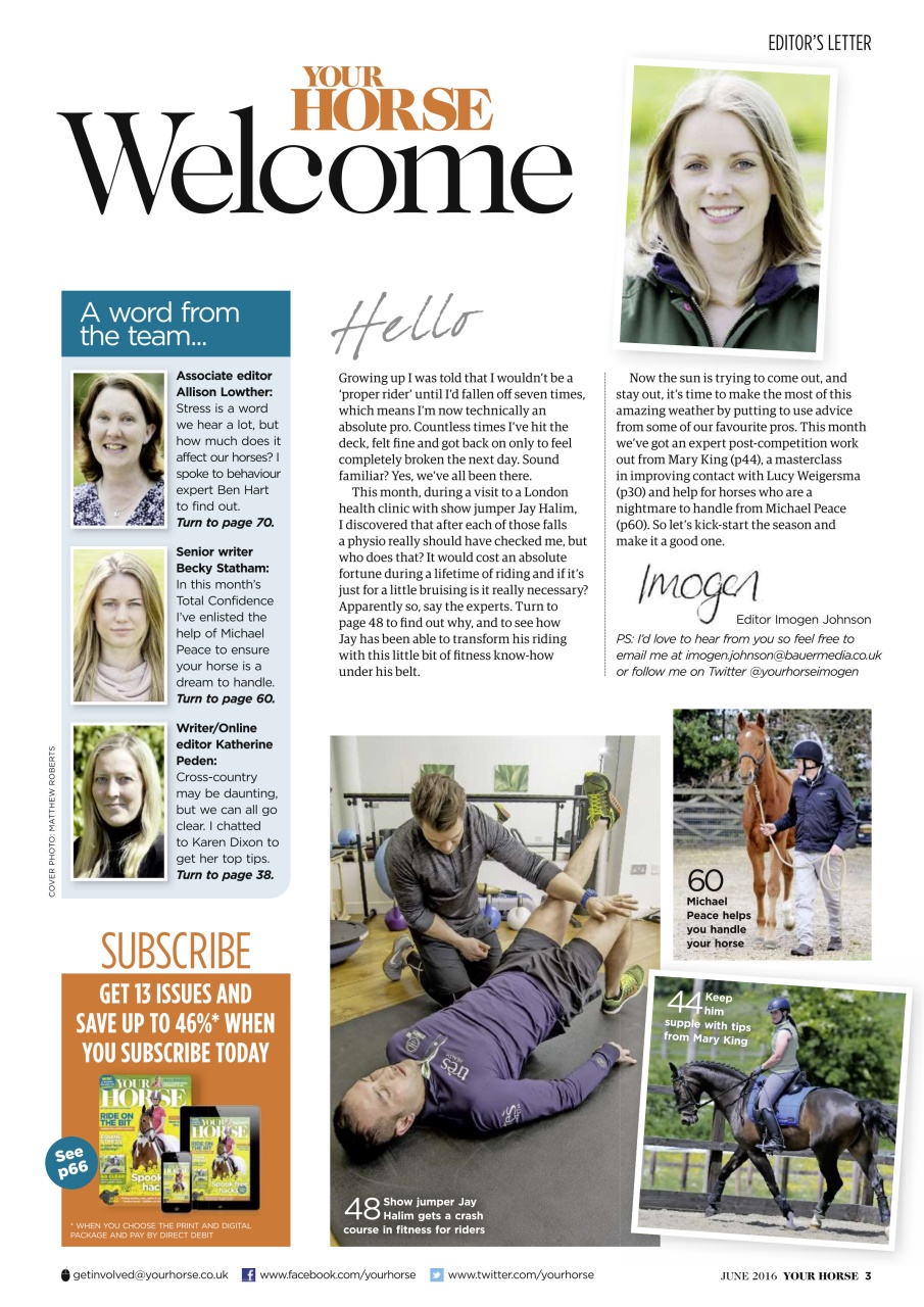 Your Horse Preview Pages