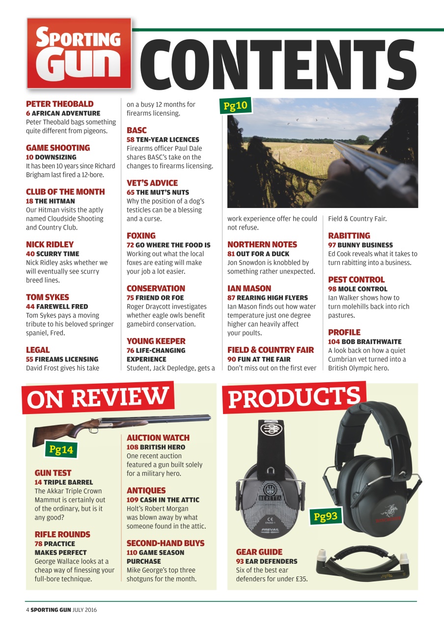 Sporting Gun Preview Pages