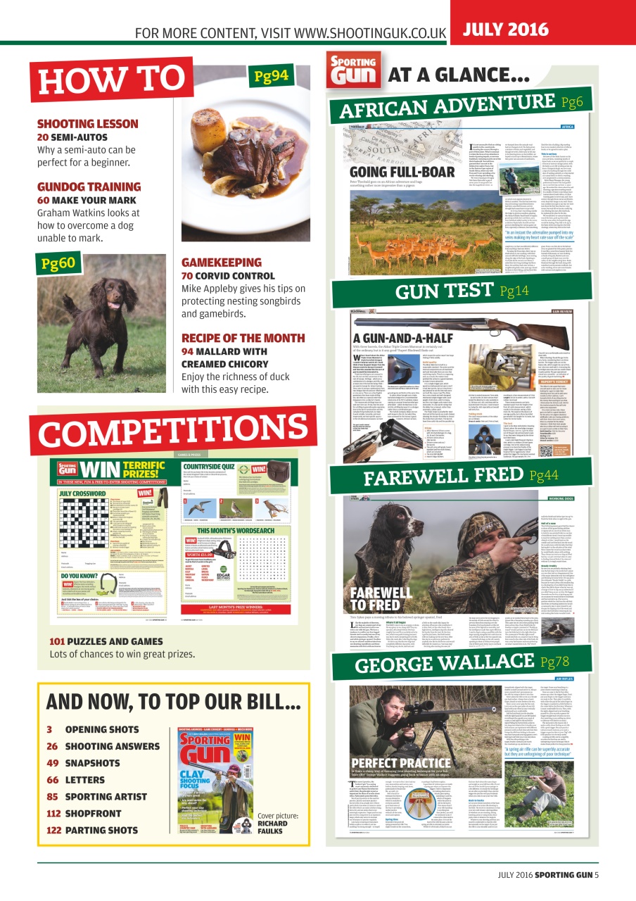 Sporting Gun Preview Pages
