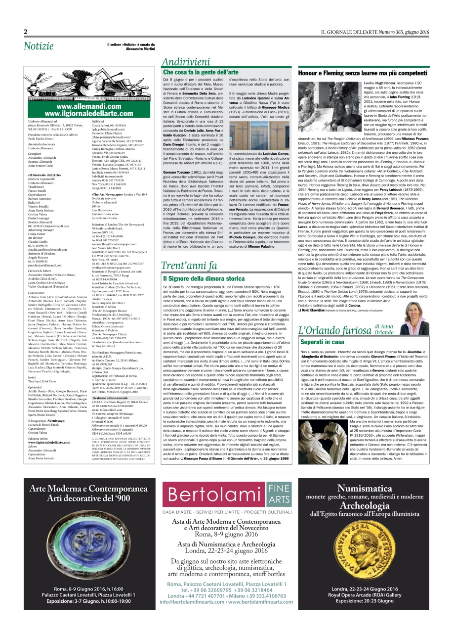 Il Giornale Dell’Arte Preview Pages