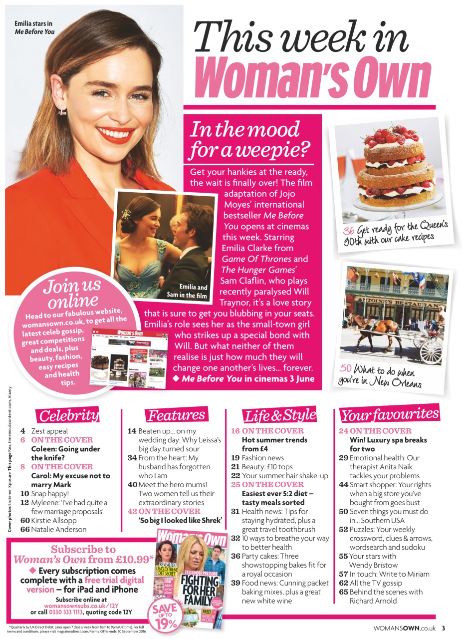 Woman's Own Preview Pages