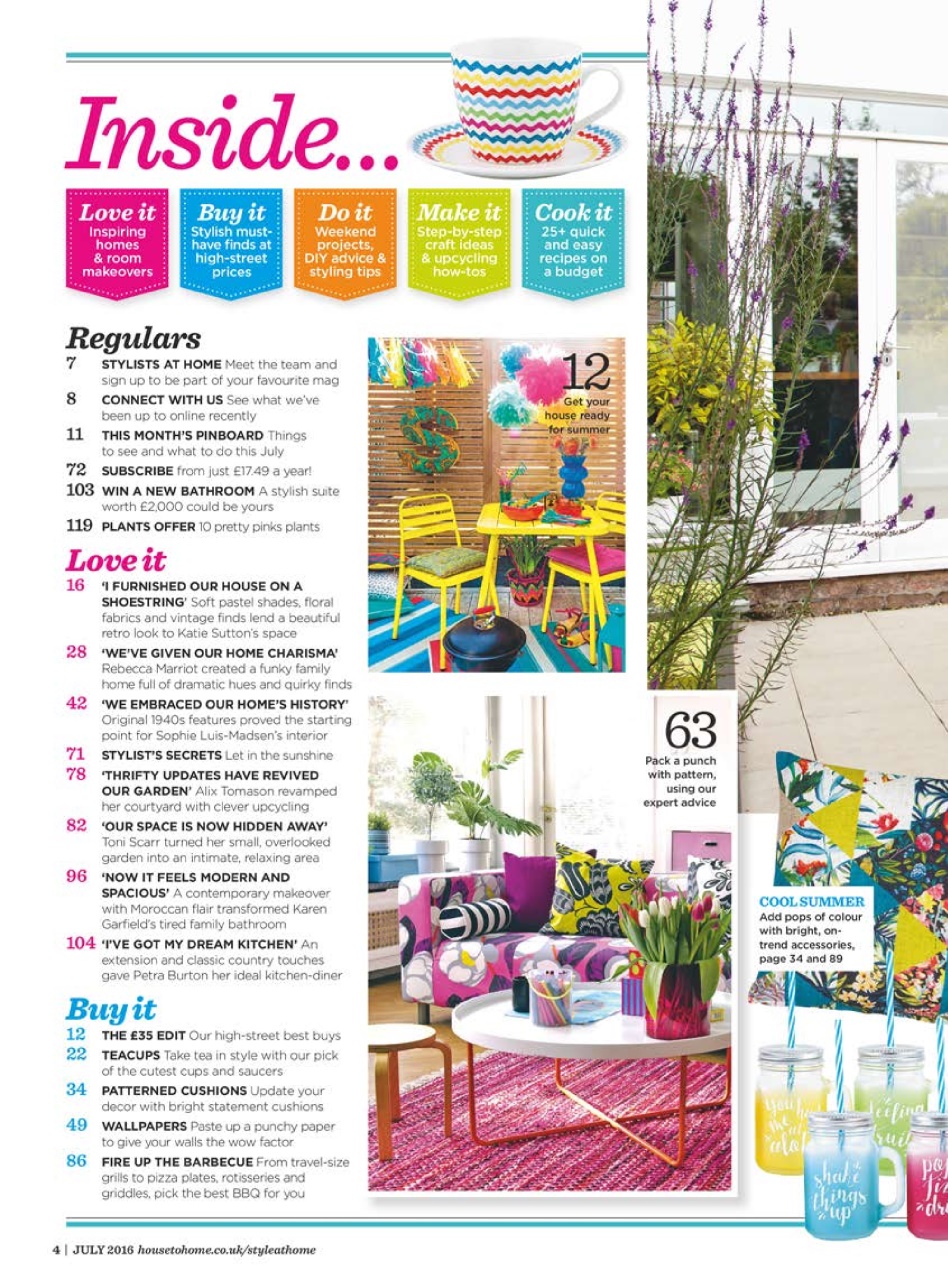 Style at Home Preview Pages