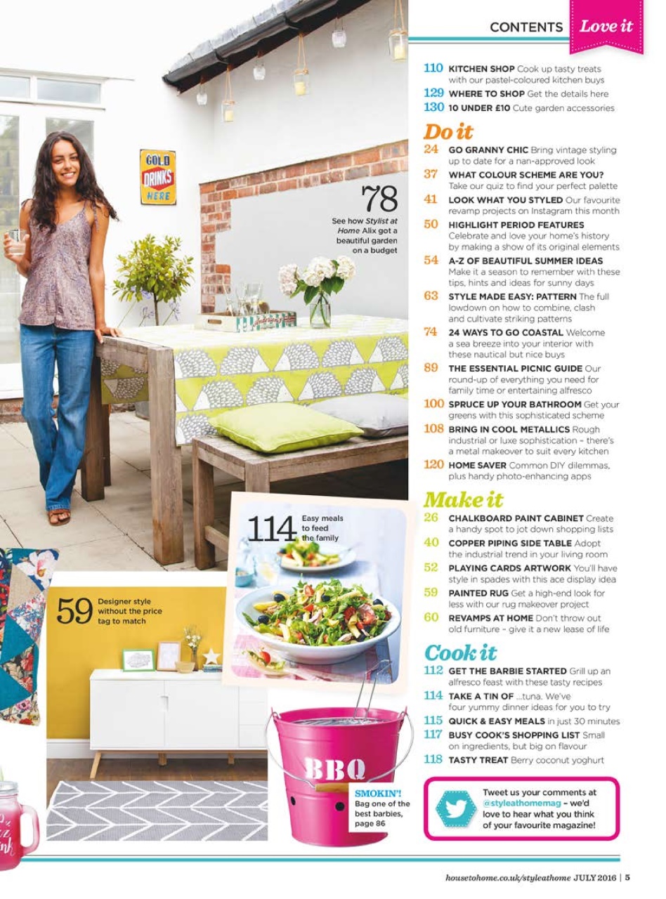 Style at Home Preview Pages