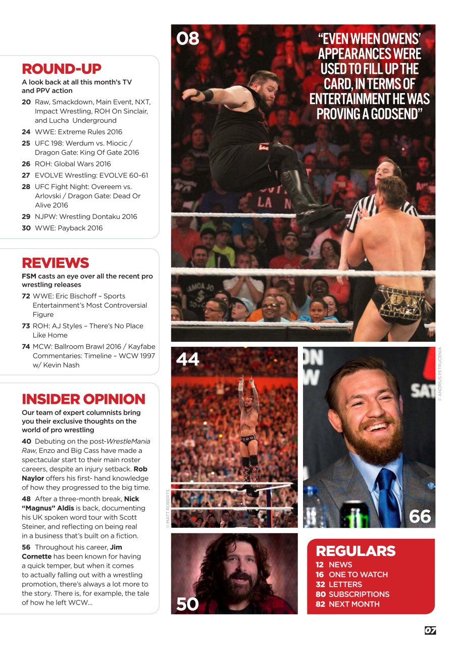 Wrestletalk Magazine Preview Pages